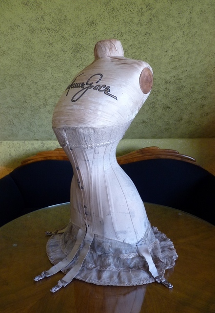 antique corset mannequin 1904