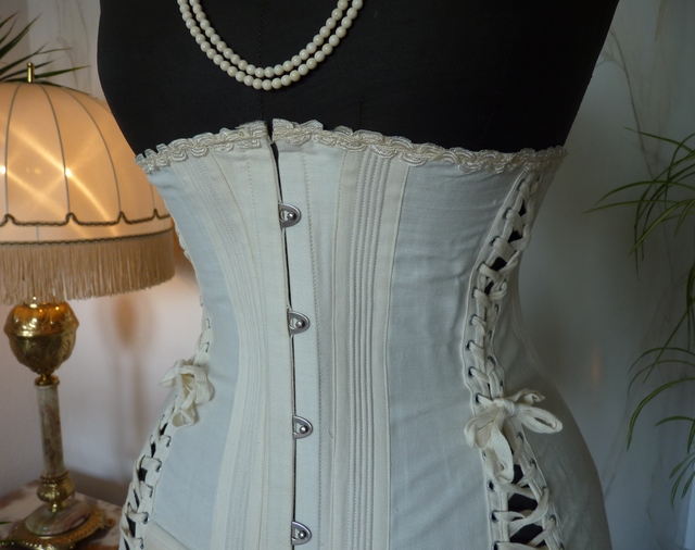 4a antique maternity corset 1910