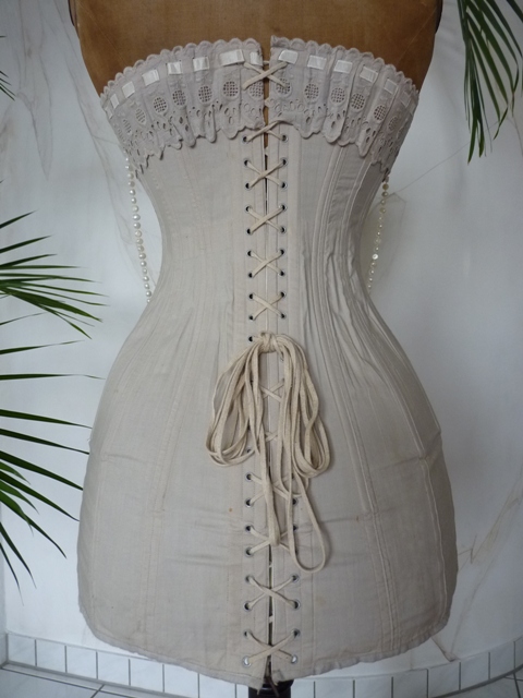 antique corset, edwardian corset, corset 1910, Corset Triumph, german corset, antieke Corset, antique dress