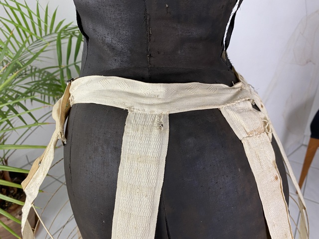5 antique wire hoop skirt 1860