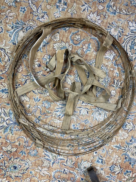 10 antique wire hoop skirt 1870s