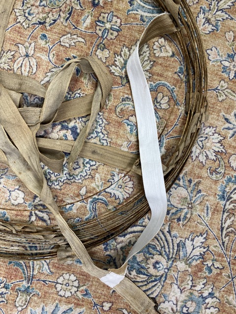 11 antique wire hoop skirt 1870s