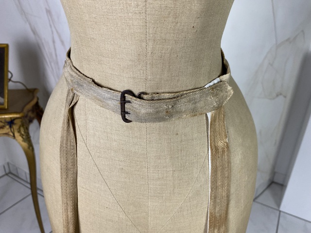 3 antique wire hoop skirt 1870s