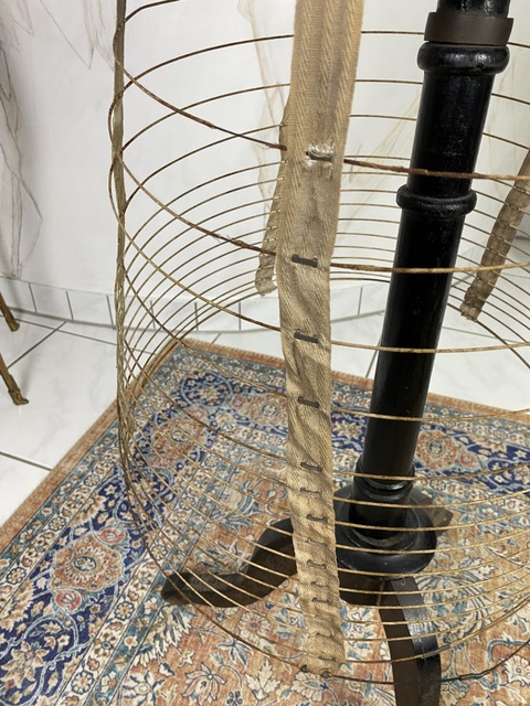5 antique wire hoop skirt 1870s