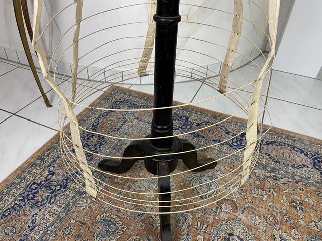 1 antique wire hoop skirt 1870s