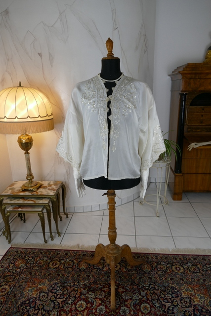 2 antique boudoir jacket 1910