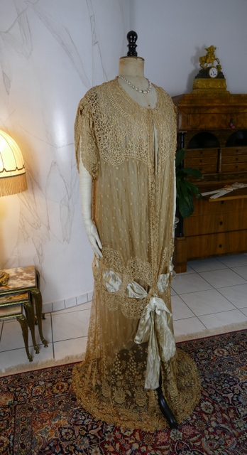 2 antique Drecoll Negligee 1912