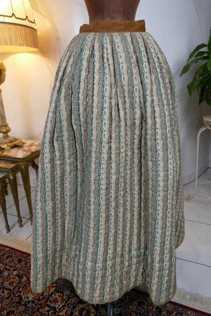 12 antique Biedermeier petticoat 1830