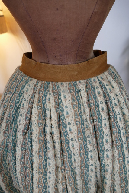 13 antique Biedermeier petticoat 1830