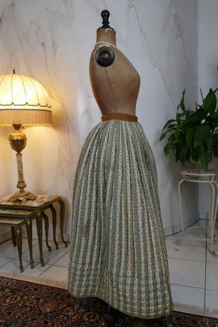 15 antique Biedermeier petticoat 1830