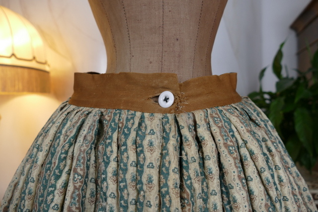 3 antique Biedermeier petticoat 1830