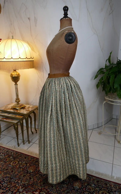 7 antique Biedermeier petticoat 1830