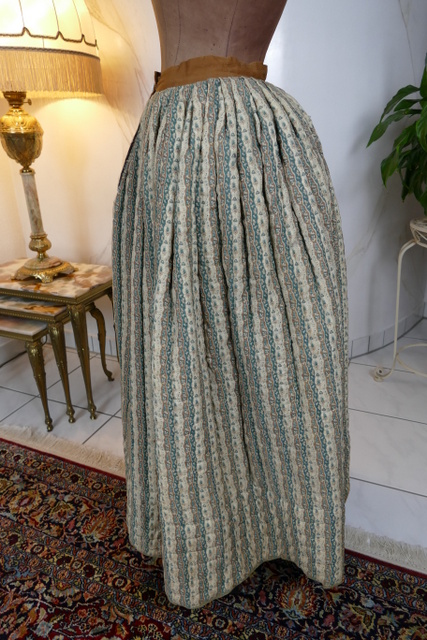 8 antique Biedermeier petticoat 1830