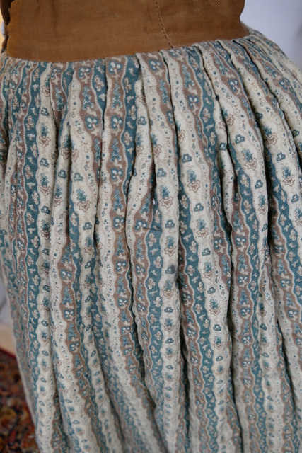 9 antique Biedermeier petticoat 1830