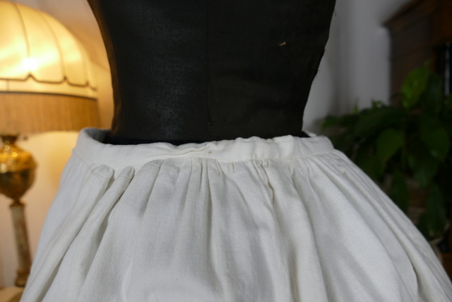 10 antique Biedermeier Petticoat 1840