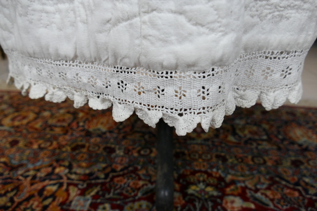 17 antique Biedermeier Petticoat 1840