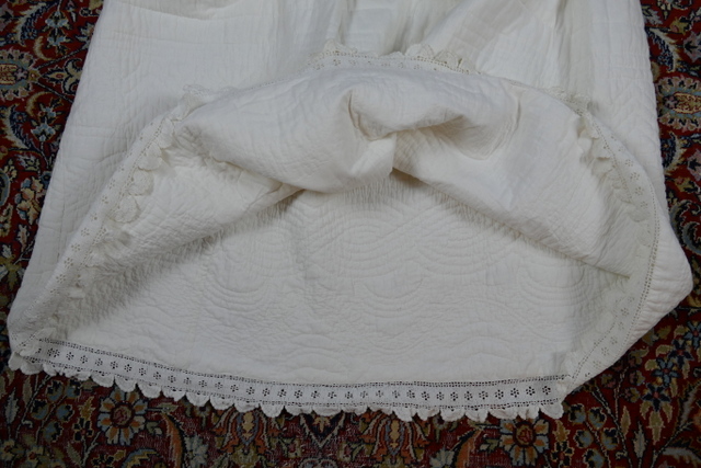 20 antique Biedermeier Petticoat 1840