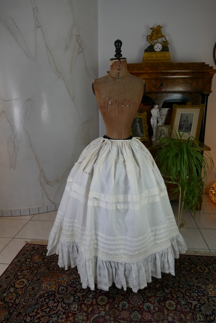 2 antique petticoat 1855