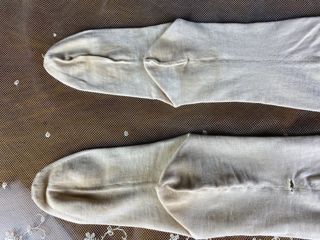 7 antique stockings 1880