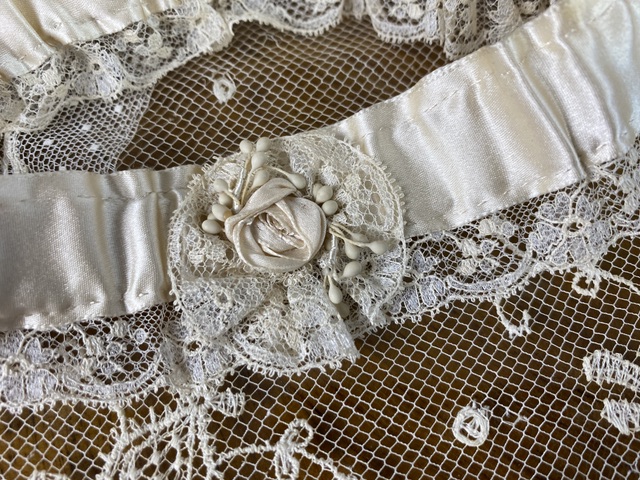 1 antique wedding garters 1910s