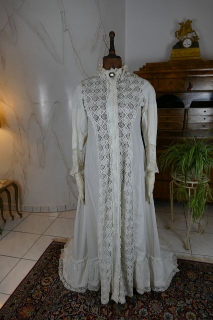 2 antique boudoir robe 1877