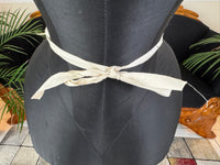 1890s Victorian bustle pad with steel spiral and original paper label