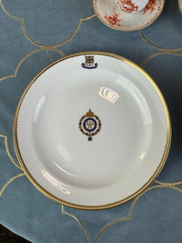 Dessert plate S.M.Y. Hohenzollern 1899 — imperial KPM porcelain for Kaiser Wilhelm II