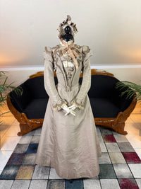 Antikes viktorianisches Gehkleid, ca. 1897 - Dreiteiliges englisches Ensemble