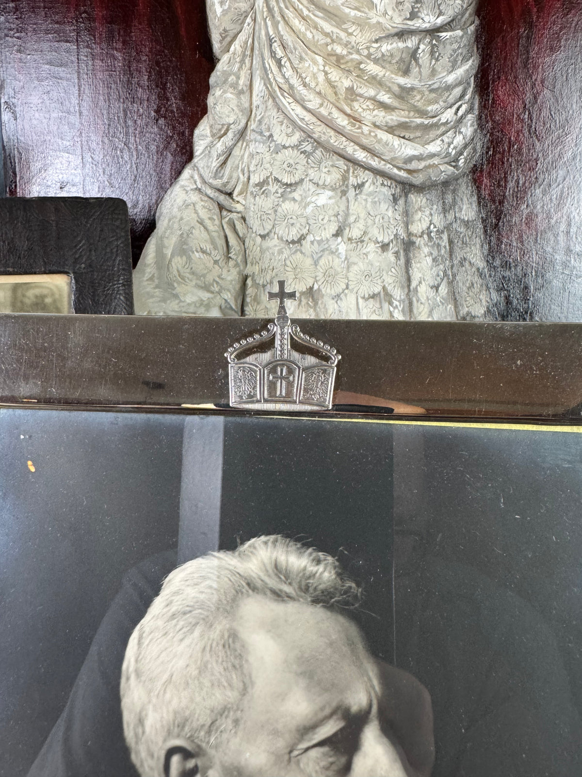 Kaiser Wilhelm II. Silberner Geschenkrahmen