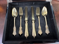 Vergoldetes Silber-Besteck, Rokoko Service, Kaiser Wilhelm II