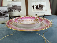 Damast-Serviceschale, Kaiser Wilhelm II., datiert 1906