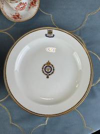 Dessert plate S.M.Y. Hohenzollern 1899 — imperial KPM porcelain for Kaiser Wilhelm II