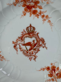 Neuosier dinner plate 1908 – Kaiser Wilhelm II, KPM Berlin, imperial porcelain plate with eagle and FR cipher