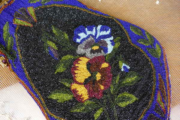 Sac Pansy Art Déco, années 1920
