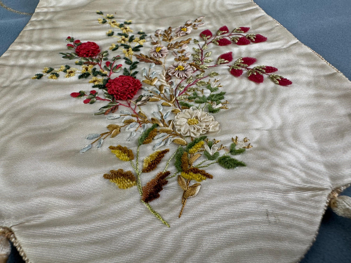 Bestickte Biedermeier-Tasche, England, ca. 1820-1830