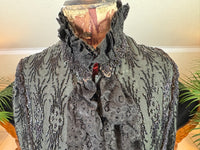 Antiker viktorianischer Dolman mit Perlenbesatz, ca. 1884