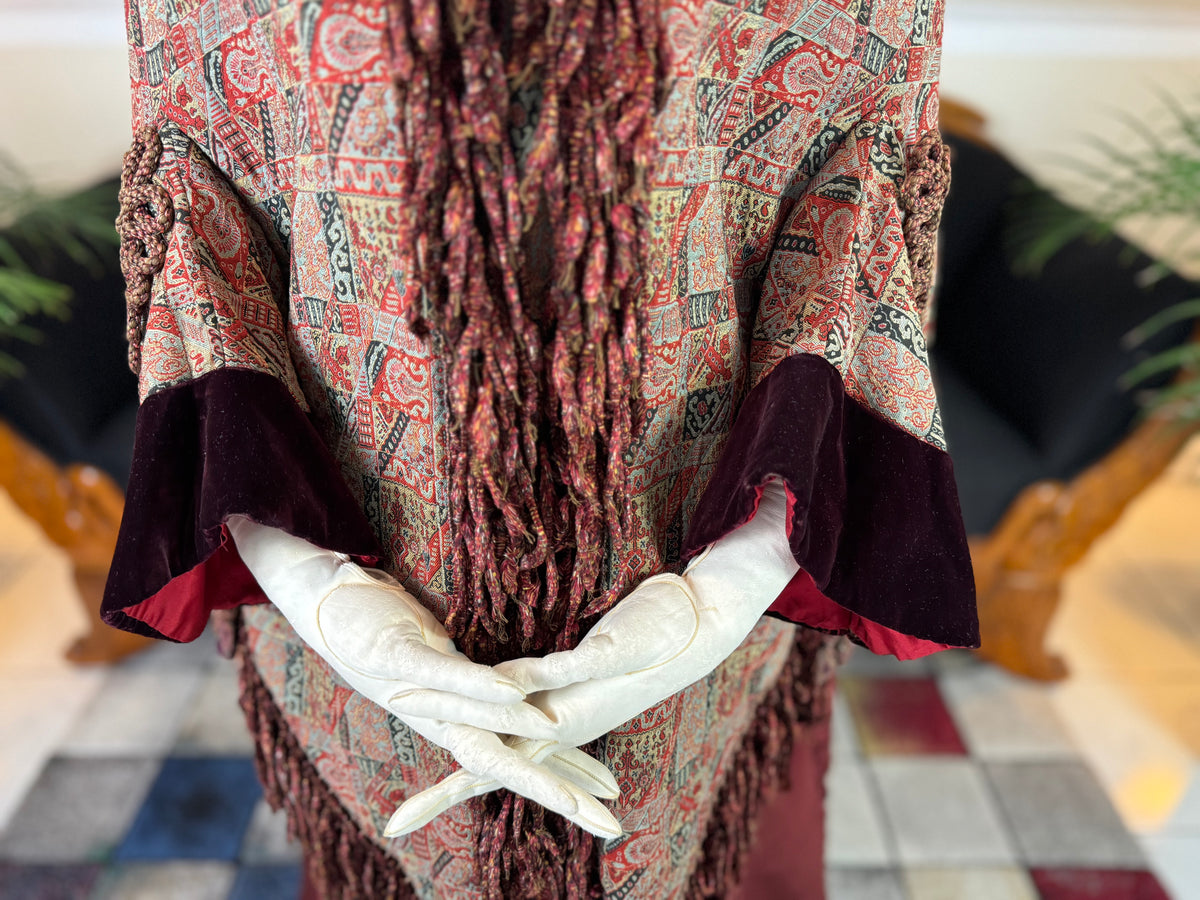 Antiker viktorianischer Paisley-Dolman, ca. 1880