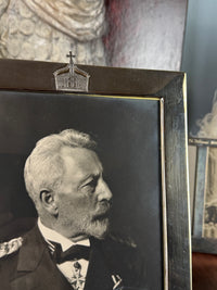 Kaiser Wilhelm II. Silberner Geschenkrahmen