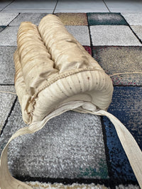 Antike Fünf-Spiral-Tournüre, 1880er – Viktorianische Stütze aus Baumwolle und Stahlspirale