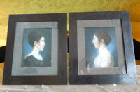 Paar Empire-Pastellporträts, 1813 – L.H. Hessel, Nürnberg, Kunst des frühen 19. Jahrhunderts