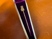 Gold Tie Pin of the Ducal House of Saxe-Meiningen, Gold, ca. 1890