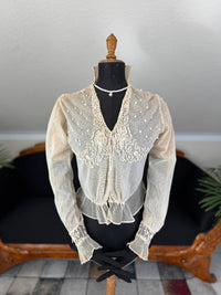Bluse mit Soutache-Applikation, ca. 1915
