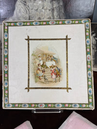Royal antique lace handkerchiefs c.1900 – Tuscany–Württemberg double coat of arms from the wedding trousseau of Archduchess Maria Immakulata