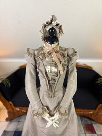 Antikes viktorianisches Gehkleid, ca. 1897 - Dreiteiliges englisches Ensemble
