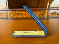 Antique 585 gold tie pin with pearl in original Friedländer Berlin presentation case, collectible linked to Kaiser Wilhelm II