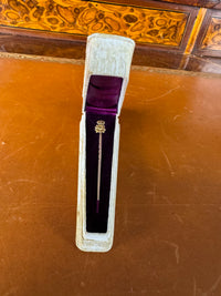 Gold Tie Pin of the Ducal House of Saxe-Meiningen, Gold, ca. 1890
