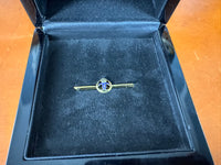 Crown Princess Cecilie of Prussia Gold Tie Pin with Enamel Monogram