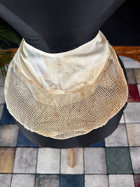 W & W bustle pad, Philadelphia 1890s, cotton and steel coil Victorian undergarment.