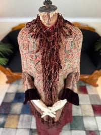 Antiker viktorianischer Paisley-Dolman, ca. 1880