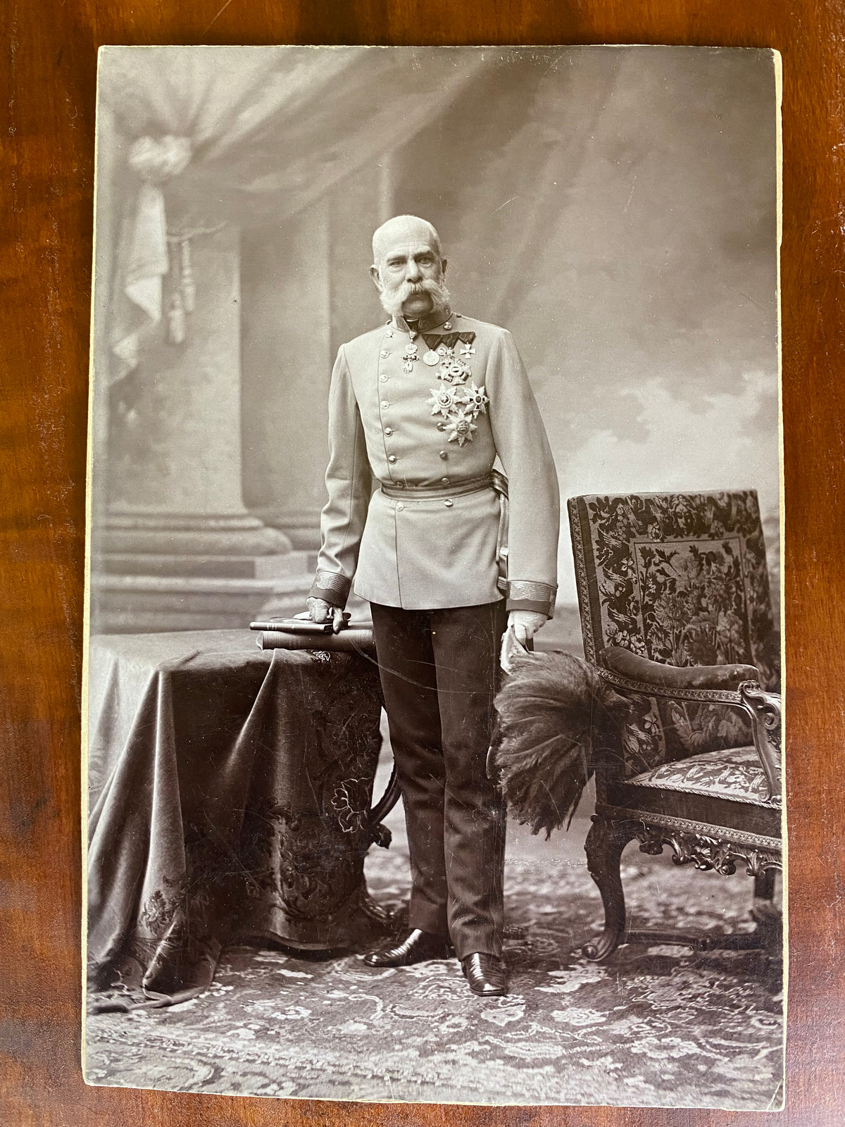 Cadre cadeau, Kaiser Franz Josef, Autriche, vers 1897